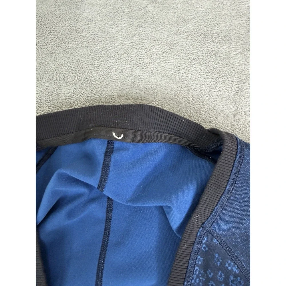 Lululemon H'Om Run Jacket Women's Size 4 Blue Full Zip